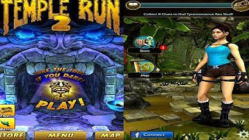 Temple Run 2 Frozen Shadows VS Lara Croft Relic Run Android iPad iOS Gameplay HD #1