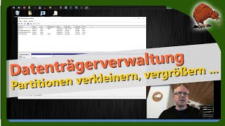 Datenträgerverwaltung in Windows - Partitionen aufteilen, zusamenführen,vergrößern, verkleinern