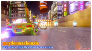 Cars 2 The Video Game Wingo - Race Mode 7 Racers Ginza Sprint 1 Lap