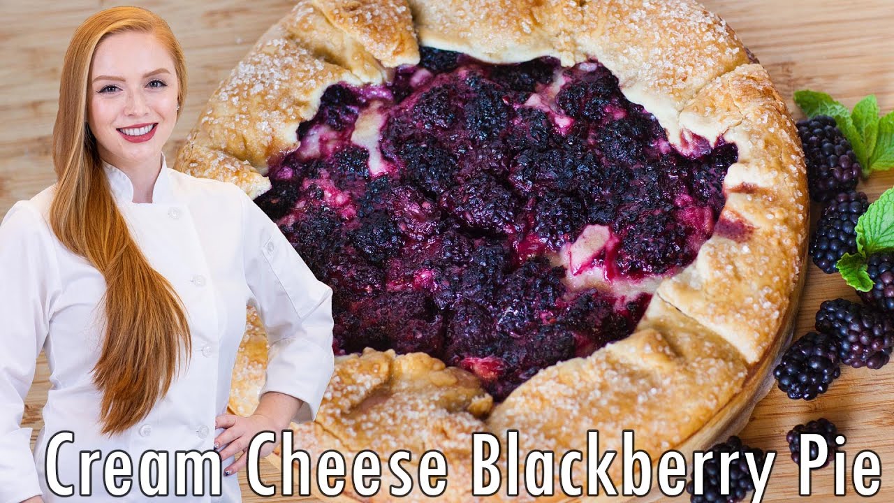 Cream Cheese Blackberry Pie Recipe - DELICIOUS Berry Pie!!