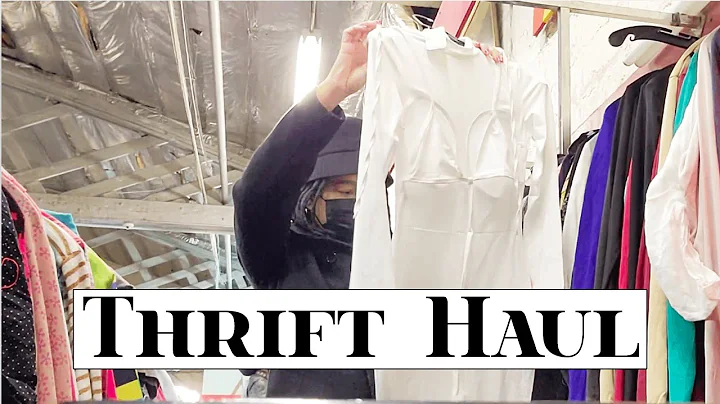 Thrift with Me | THRIFTING 2022 TRENDS | Styling Try-on Haul |  Model Image