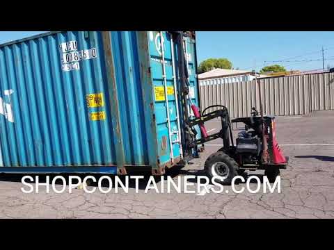 Video 45 foot high Cube shipping container moved in minutes... - youtube