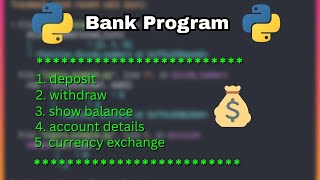 Build a Bank App in Python – Full Project with Currency Exchange 💸 2025, Beginner Python Project 🐍