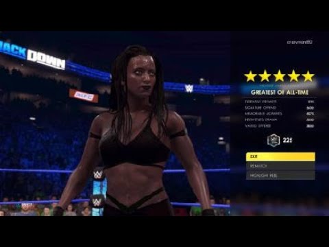 WWE 2K22 - Play Match 144 - Victoria Reeves VS Ariane Jones - YouTube