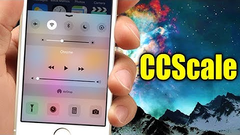 CCScale - iOS 8 Jailbreak Cydia Tweak