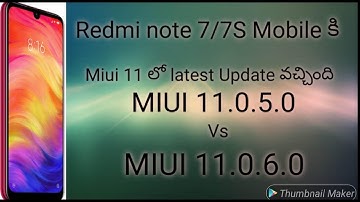 MIUI 11.0.6.0 Stable Update For Redmi Note 7/7s