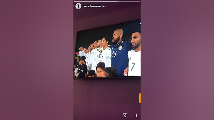 تفاعل اللاعب العالمي كريم بن زيمة مع فوز الجزائر با جنون 🇩🇿🔥🔥🇩🇿