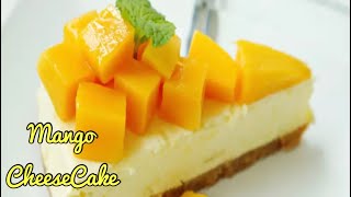 NO-BAKE MANGO CHEESECAKE