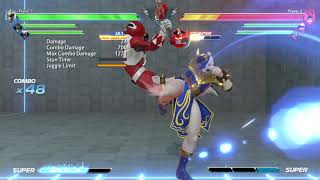 Chun Li Combo -Power Rangers - Battle For The Grid