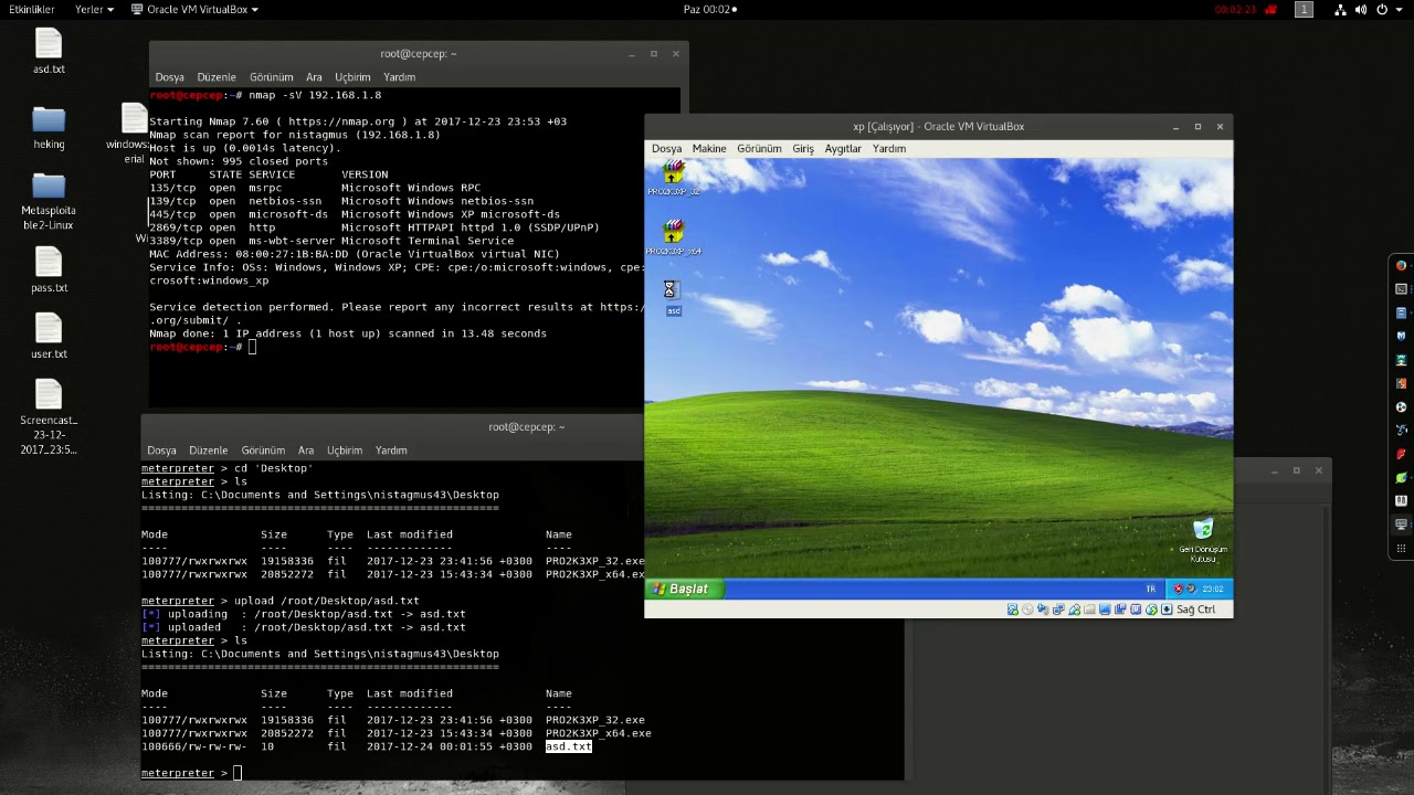 Windows XP 445 Port Exploit - YouTube