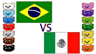 #Brazil Vs Mexico Flag Coloring Pages For Kids!RaiyanToysMaker#