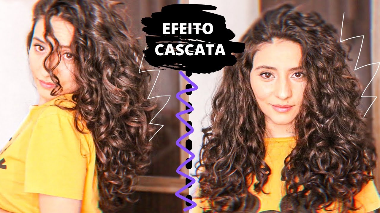 COMO CORTAR CABELO ONDULADO EM CASA - COM EFEITO CASCATA / ONDULADO 2A 2B 2C