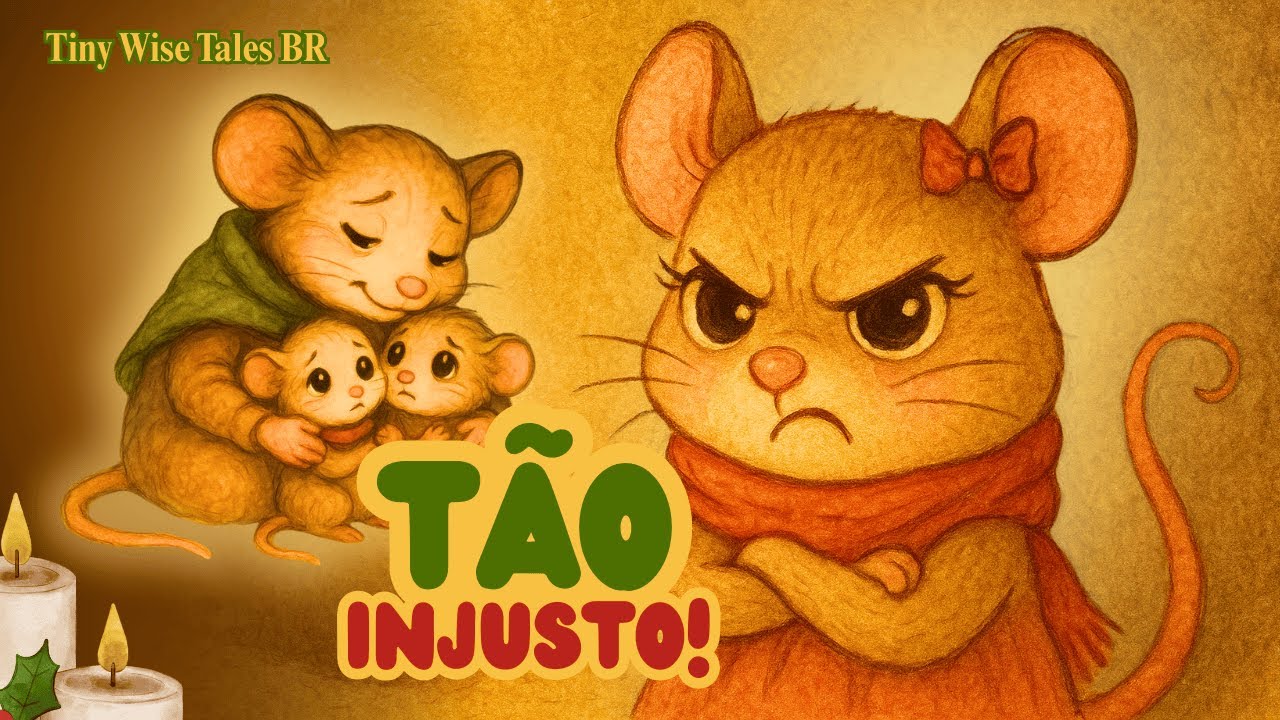 A Ratinha BIRRENTA e o Sabor da GRATIDÃO 🐭✨ Uma história de NATAL sobre bondade e partilha