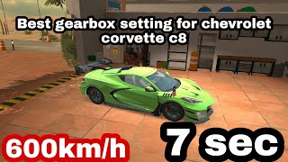 🎉 chevrolet corvette c8 top Speed 👉 best gearbox car parking multiplayer v4.8.8.0 new update 2022 screenshot 4