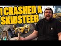 Backyard Makeover Part 1 | Grading my yard with a skidsteer  | MAKING STUFF WITH AARON