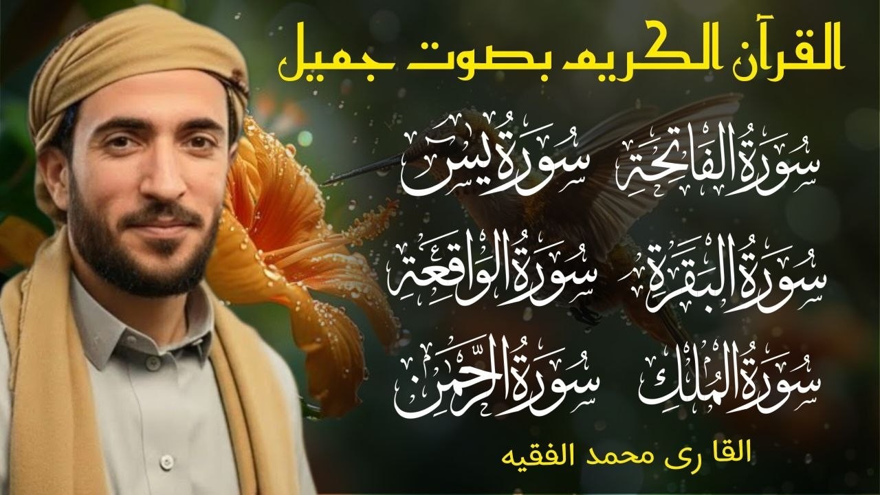 Surah Al Baqra | Al-Fatiah |Ar Rehman |Al Mulk | Al waqiah | Alnas | Alfalaq | Iklas| mohammad faqih