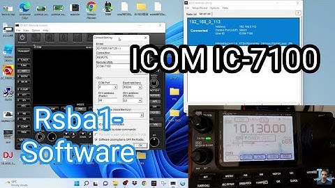 ICOM IC-7100 Wireless-  RSBA1v2 Remote  Software