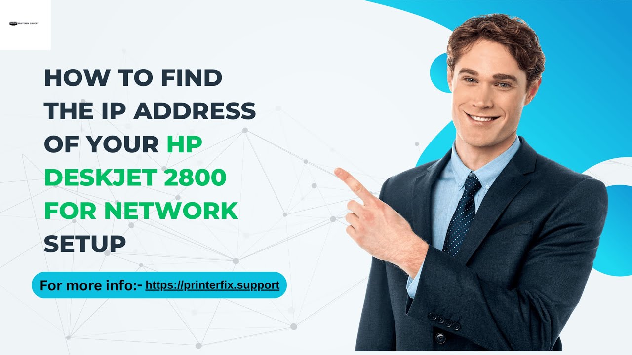 How to Find the IP Address of Your HP DeskJet 2800 for Network Setup ...