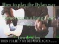 How To Play TOMORROW IS A LONG TIME Bob Dylan Part 4 mp3