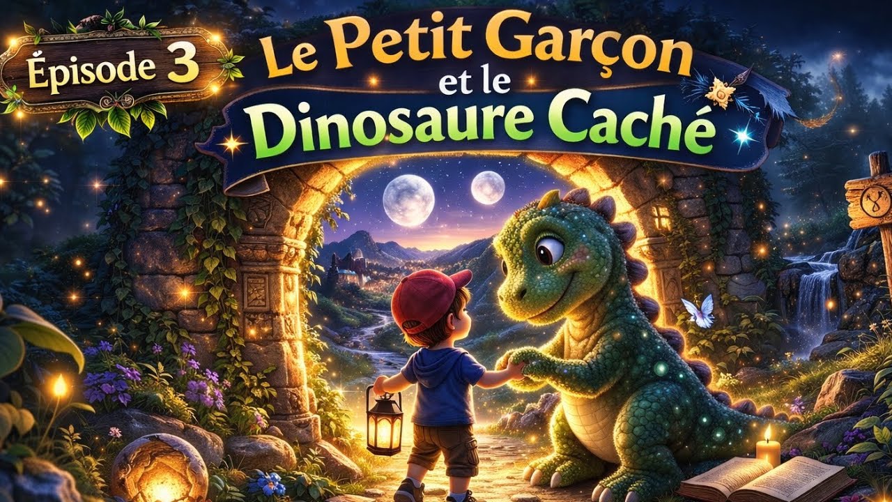 Episode 3 🌙 | Le Petit Garçon et le Dinosaure Caché | Histoire du soir 