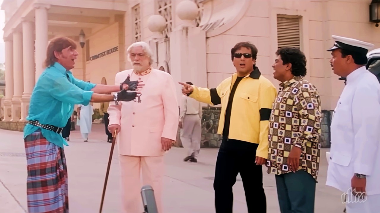 भंगारी एक रात में बूढ़ा कैसे हो गया - इसके तो बाल भी सफ़ेद हो गये - Govinda & Kader Khan कॉमेडी सीन