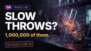 Are Exceptions Really Slow I Threw a Million (C#)