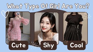 What Type Of Girl Are You? ‍ | Fun Aesthetic Quiz | Personality Test