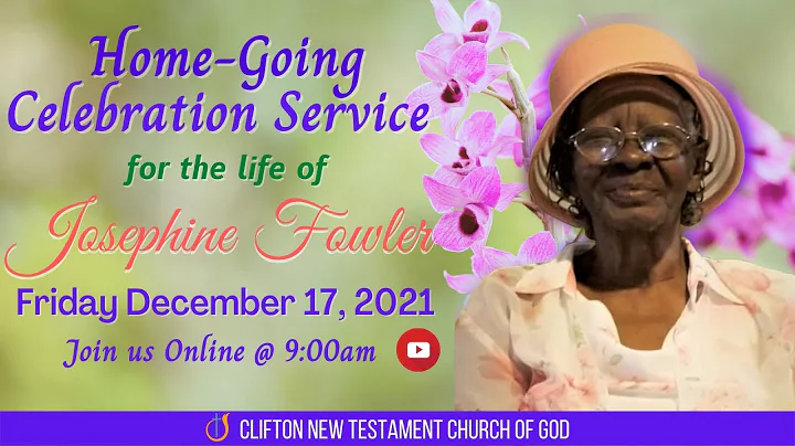 Thanksgiving Funeral Service || Josephine Fowler |...
