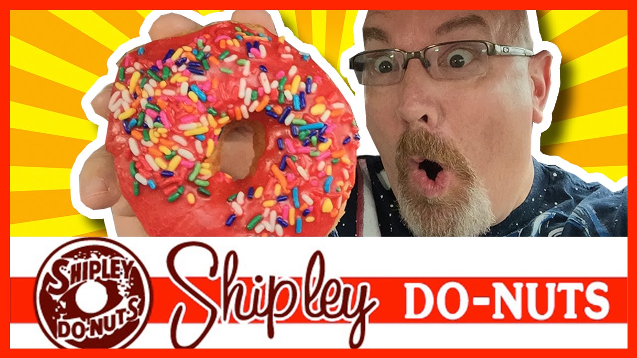 Shipley DoNuts in Galveston, Texas Glazed, Cherry & Apple Fritter