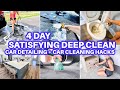 MASSIVE DEEP CLEAN WITH ME | CAR DETAILING | 4 DAYS OF SPEED CLEANING MOTIVATION | PRODUCTIVE DAY