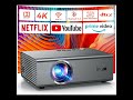 Kogata 4K Smart Projector Review | Netflix-Licensed, Dolby Audio, AI Auto Focus &amp; WiFi 6
