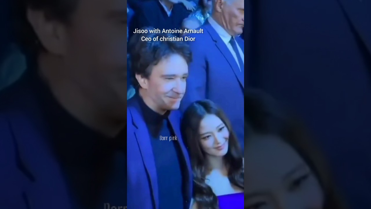 Jisoo with Ceo of Christian Dior 