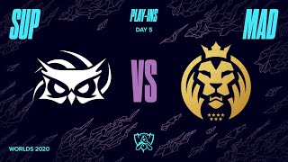 SUP vs. MAD - Game 4 | Play-In Knockouts Day 1 | 2020 World Championship