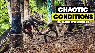 How is it THIS muddy!? Downhill Racing w/ Mani Lettenbichler in Leogang