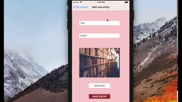 Simple iOS app 02 (Core Data in Table View) : My Book Library