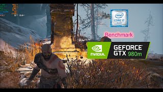 God of War Benchmark GTX 980M 8GB I7 6820HK RAM 32 GB