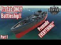 From The Depths | Prefab ONLY Battleship!! | Part 1 | Premade EVERYTHING!*