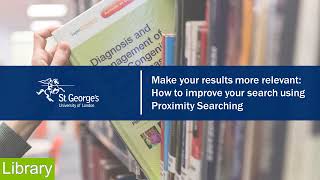 Ovid - How to improve your search using Proximity Searching