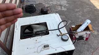 Window Ac gas leak problem & R22 gas charging // Window Ac Gas charging and refilling