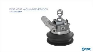 SMC ZHP Vacuum pad with ejector - English