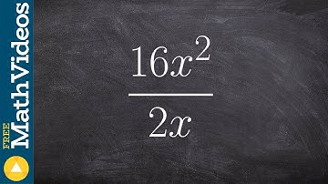 How to divide two monomials