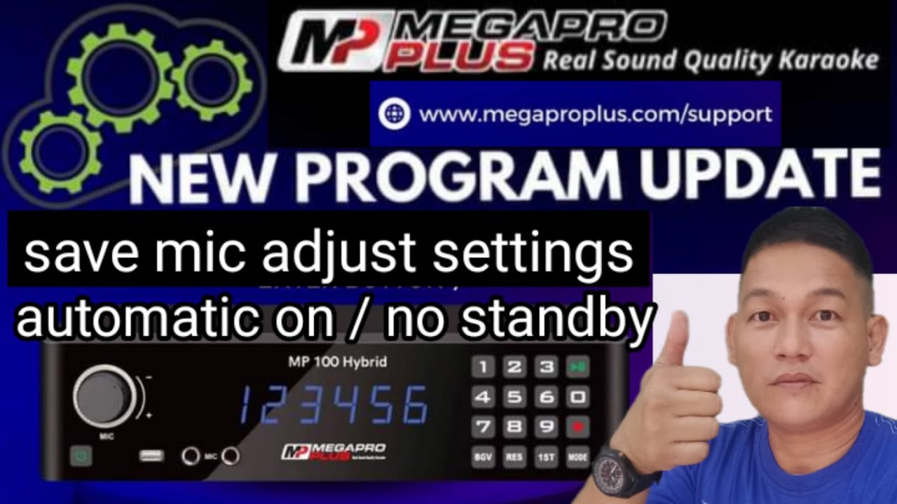 MP 100 HYBRID UPDATE | AUTO ON NO STANDBY | SAVE MIC SETTINGS FIRMWARE ...