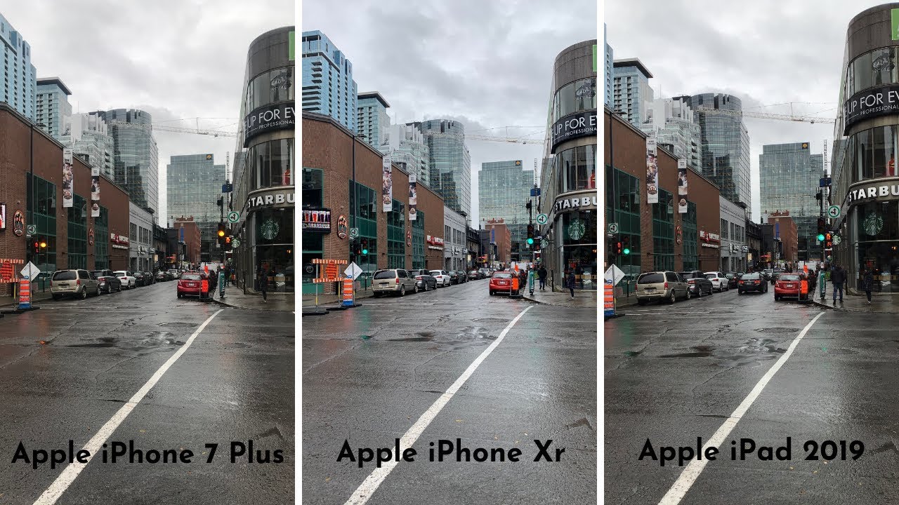 Ipad 19 10 2 Inch Vs Iphone Xr Vs Iphone 7 Plus Camera Test Comparison Youtube