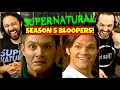 SUPERNATURAL - Season 5 BLOOPERS / GAG REEL - REACTION!