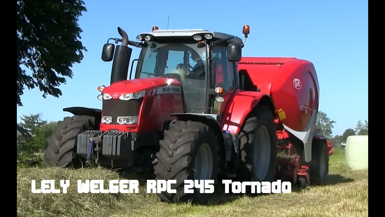 LELY-WELGER RPC 245 Tornado rondebaler/wrapper combination.