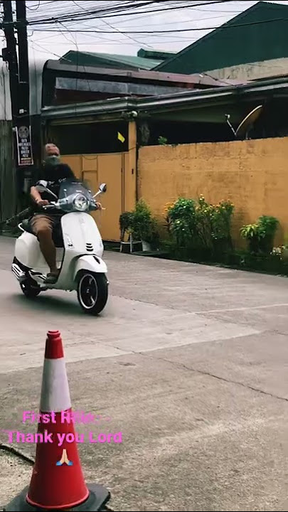First/Test Ride - Thank You Lord 🏍🙏🏼 | Vespa Primavera S150 | Vespa Lipa | Test Ride | Vespa