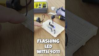 Flashing Led With 4011