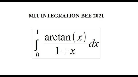 UC Berkeley Integration Bee 2021 Final Round - Task 5