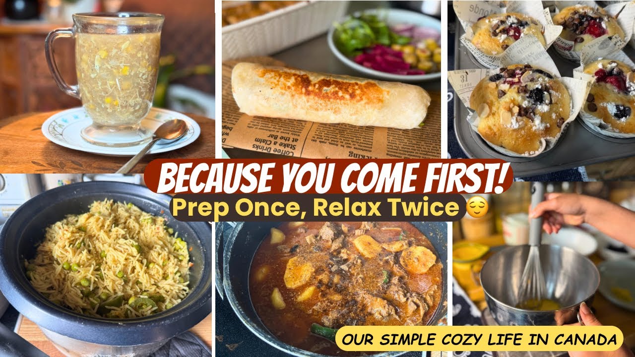 Aap se hi Ghar hy  |Baked Sheet Kabab , Aalo Gosht & Berry Muffins | Slow Living | Cooked by Sabeen