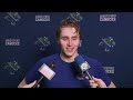 Linus Karlsson Post Game Interview | Mar 11